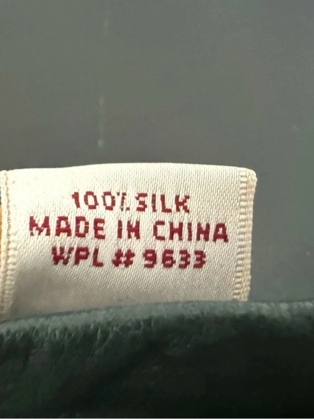 Vintage Bechamel Leather Silk Gloves Size 7 1/2 M Green